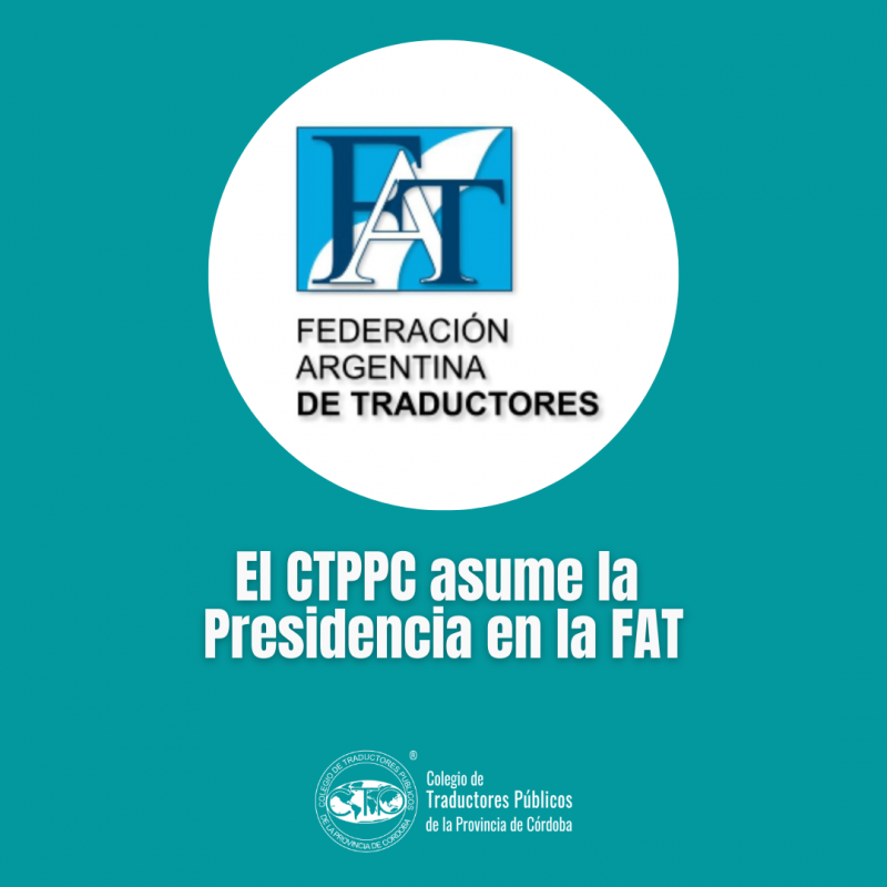 El CTPPC asume la Presidencia de la FAT